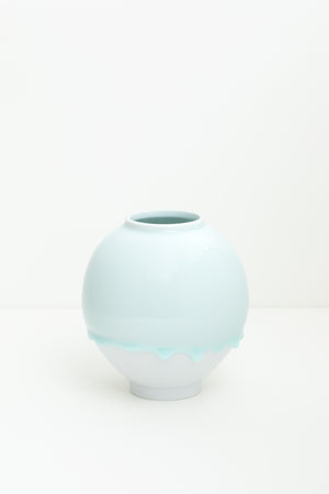 Pale Celadon Moon Jar