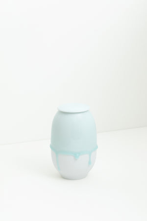 Pale Celadon Vessel “Wearing a Hat” Gentle Rise Ver.