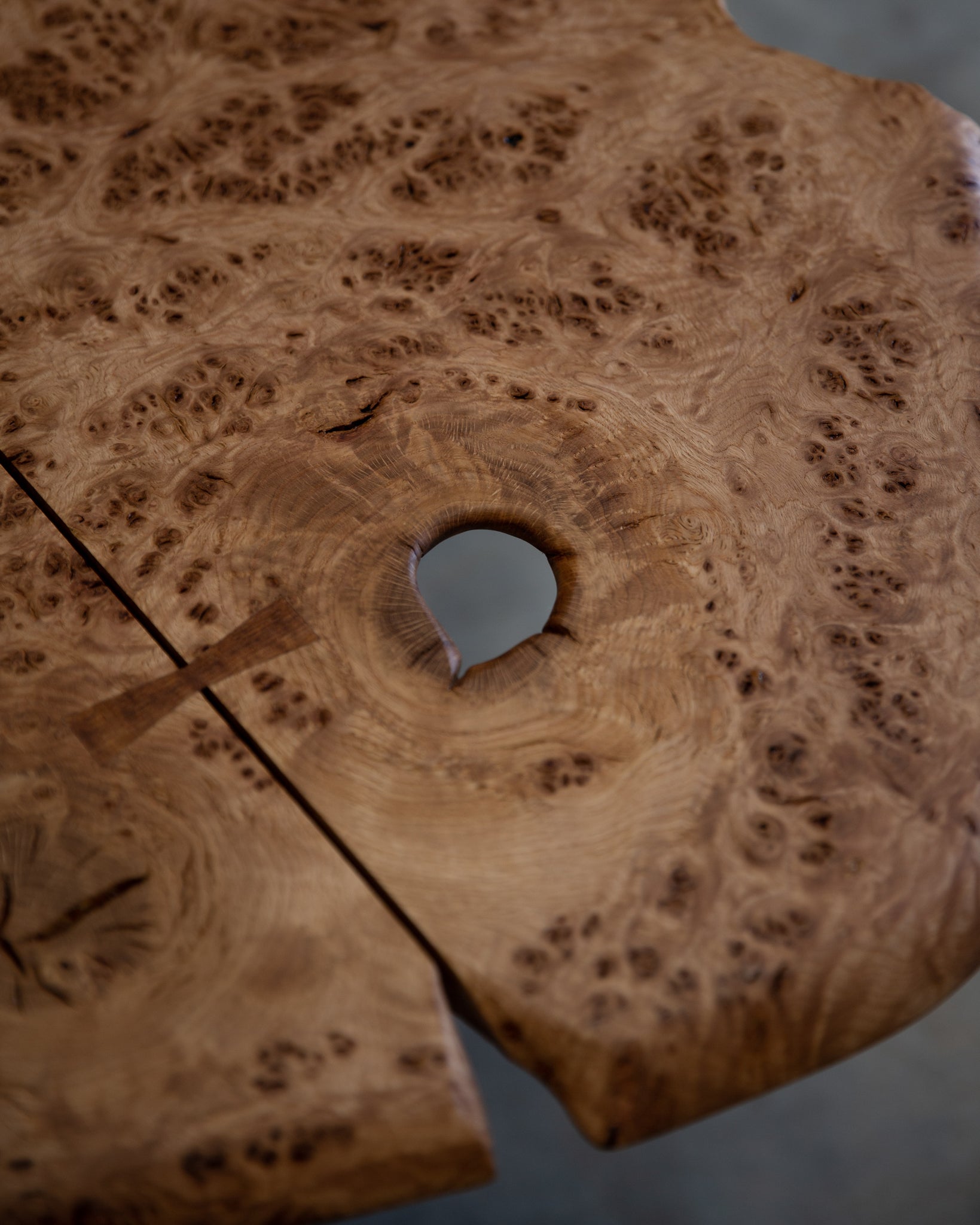 English Burr Dining Table