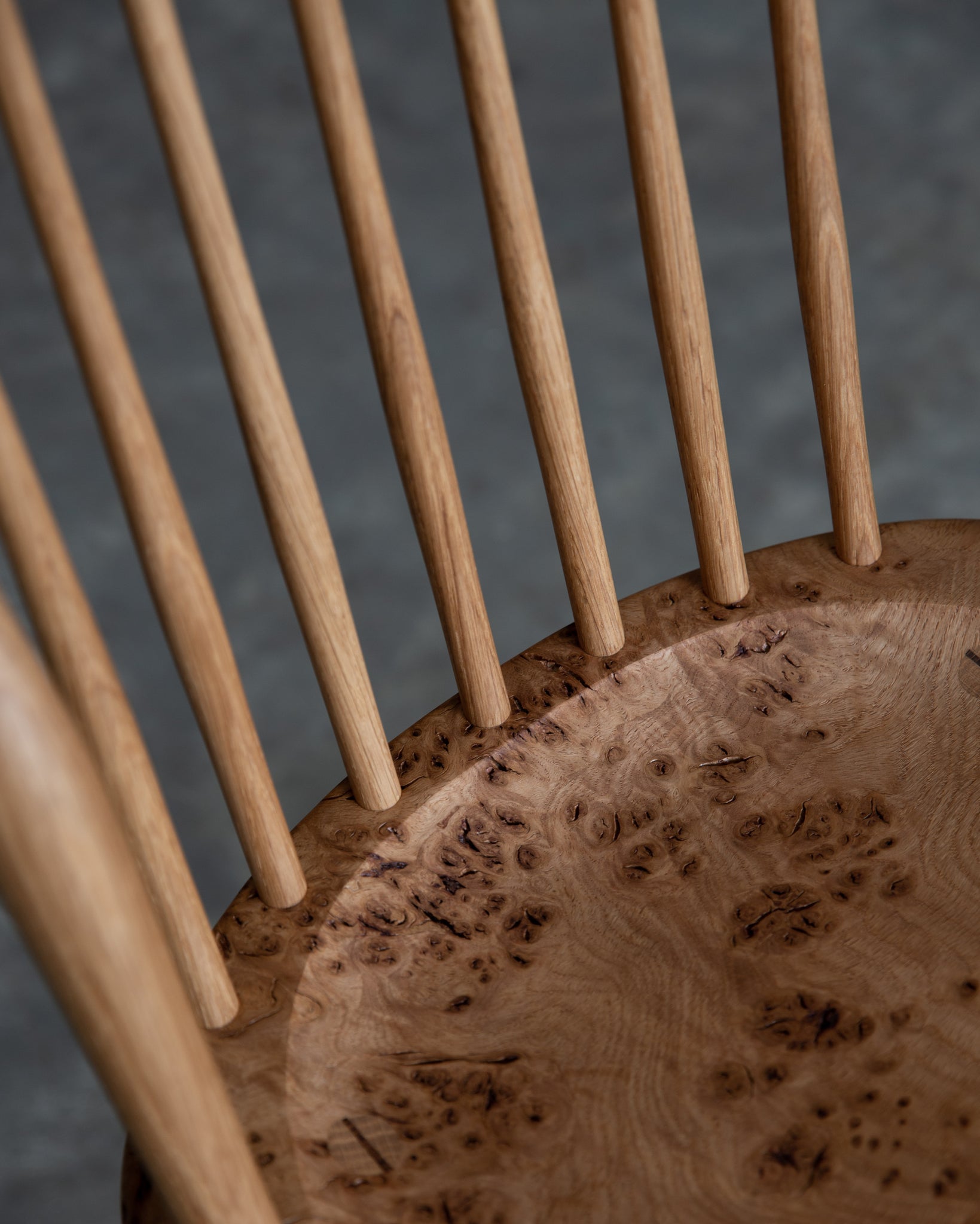 English Burr Side Chair