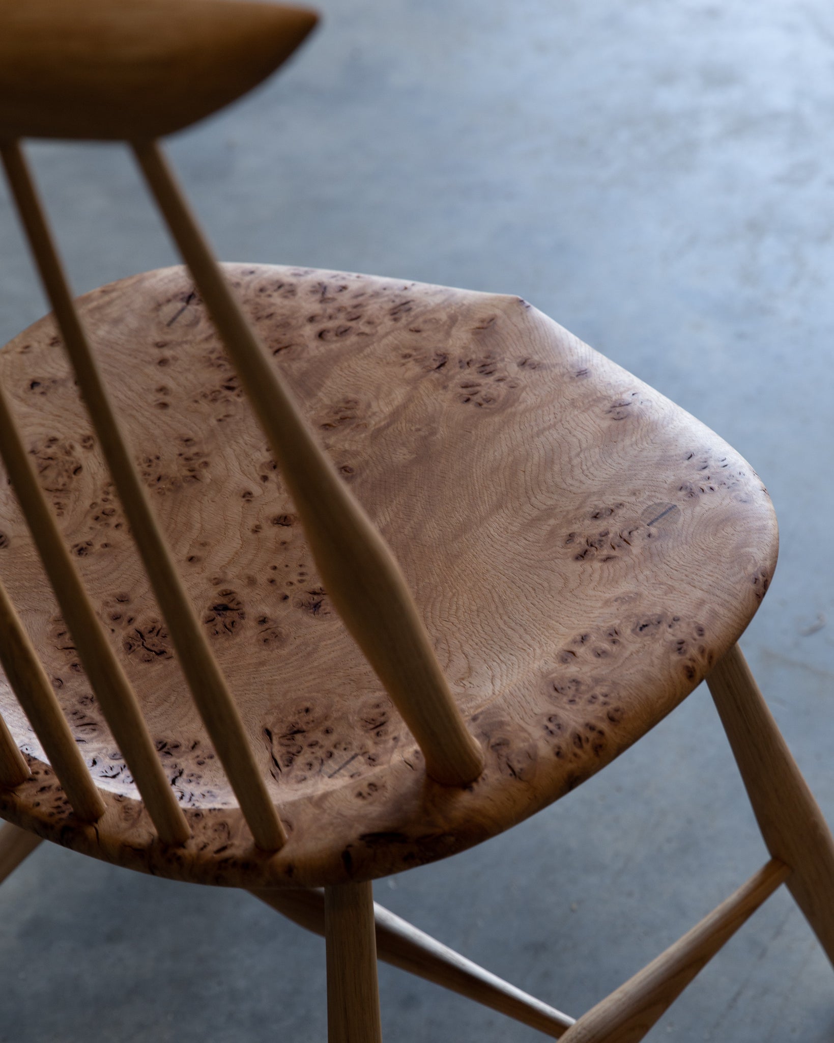 English Burr Side Chair