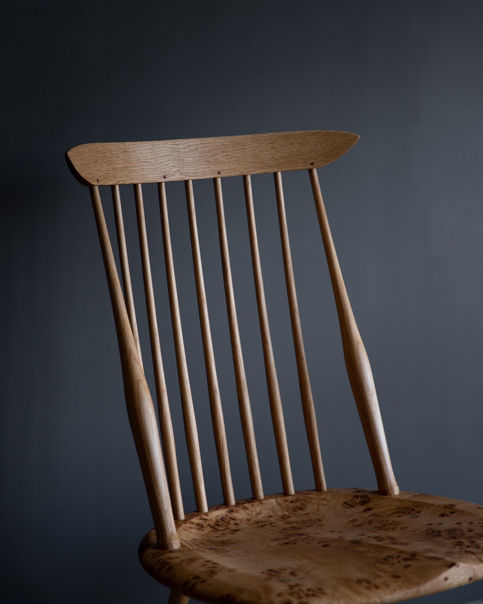 English Burr Side Chair