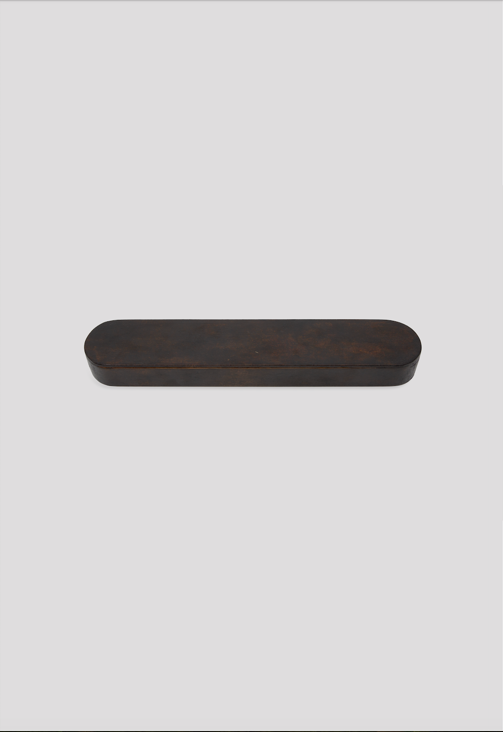 Black Stoneware Chopstick Rest