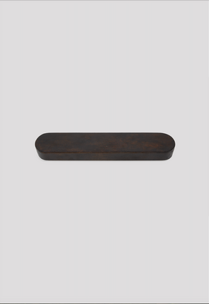 Black Stoneware Chopstick Rest