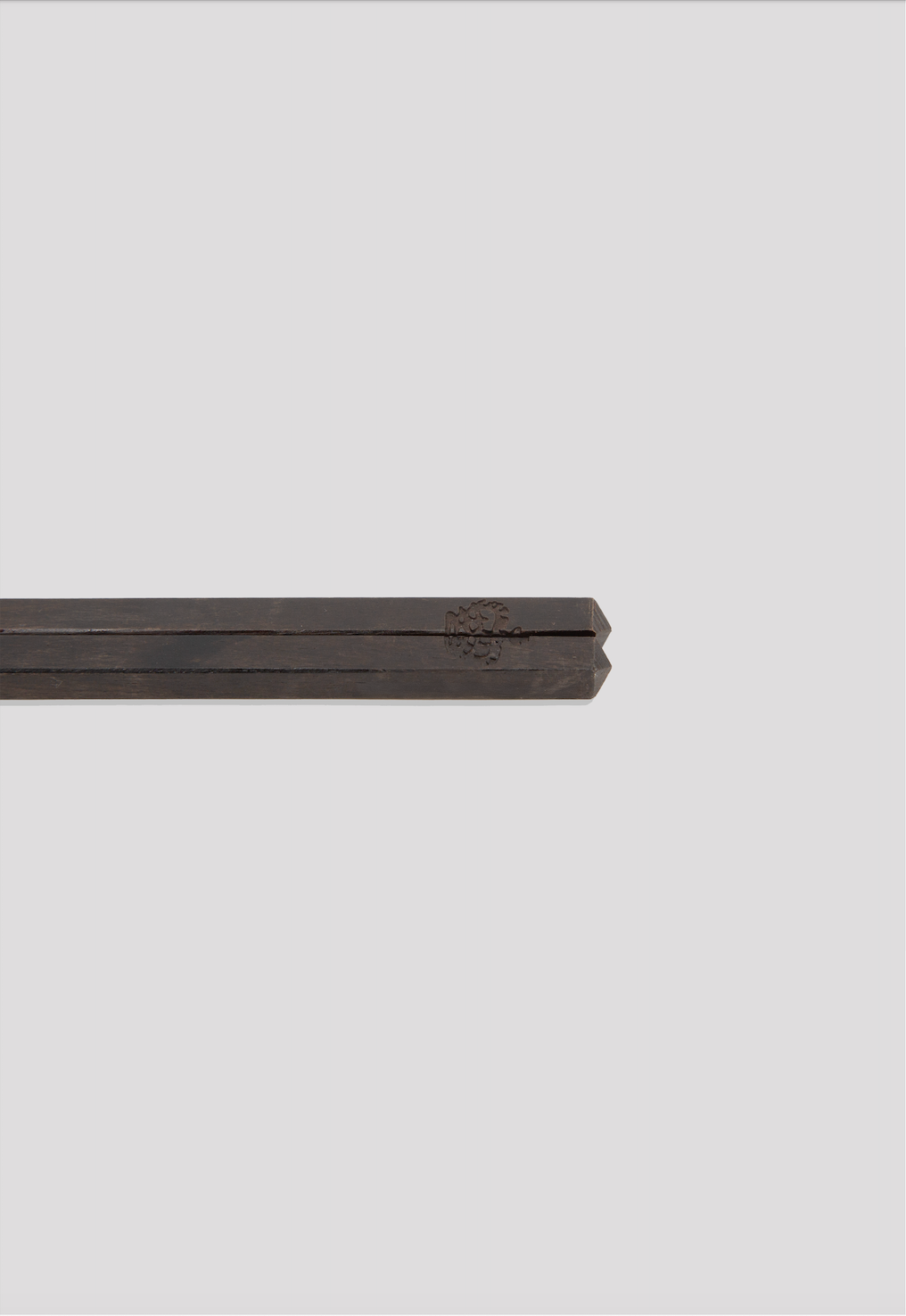 Black Stoneware Chopstick Rest