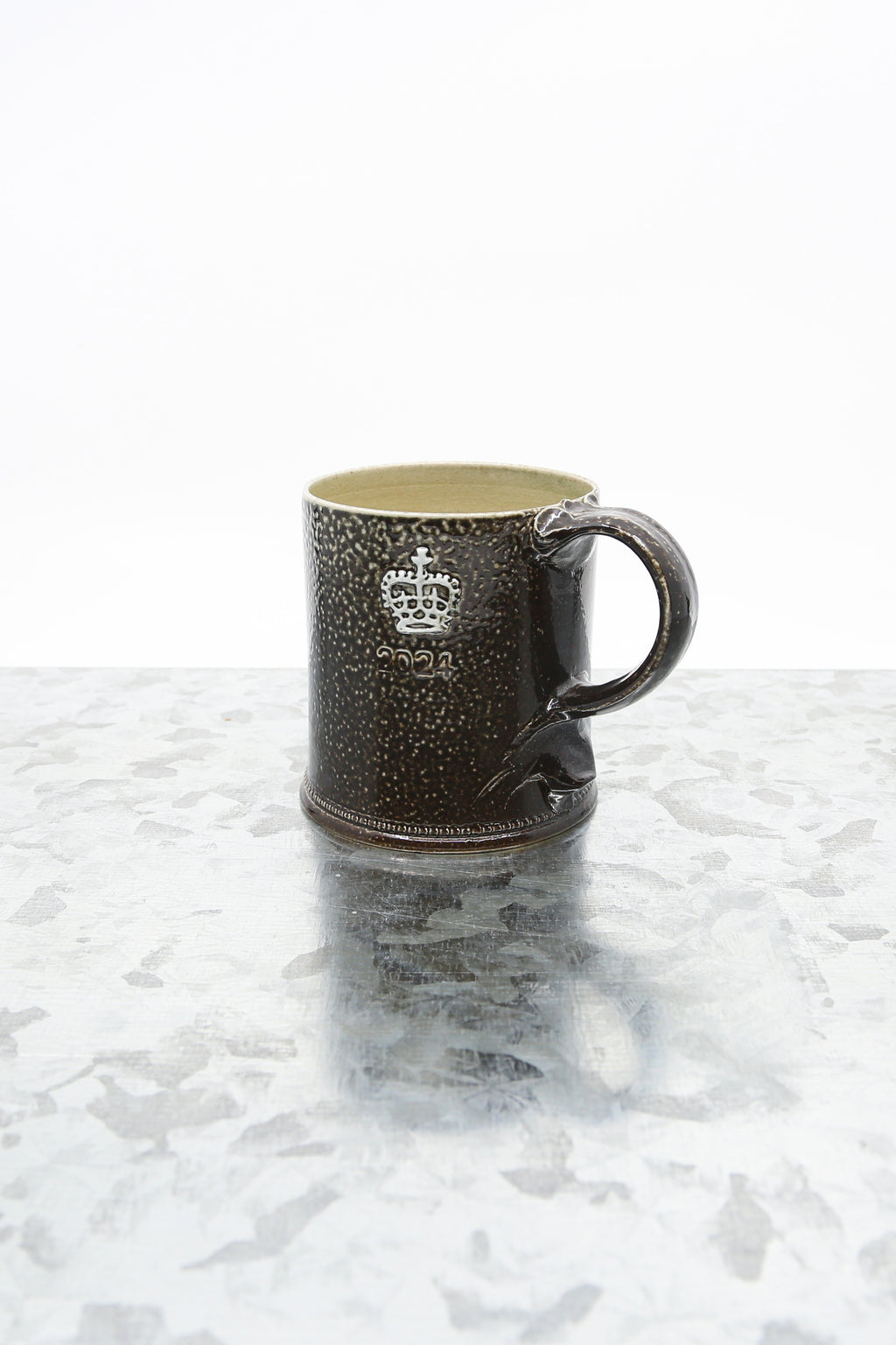 Black Stoneware Mug