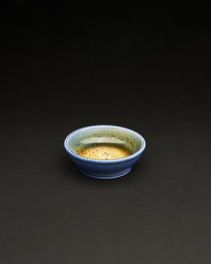 Blue Porcelain Travelling with Tea Set